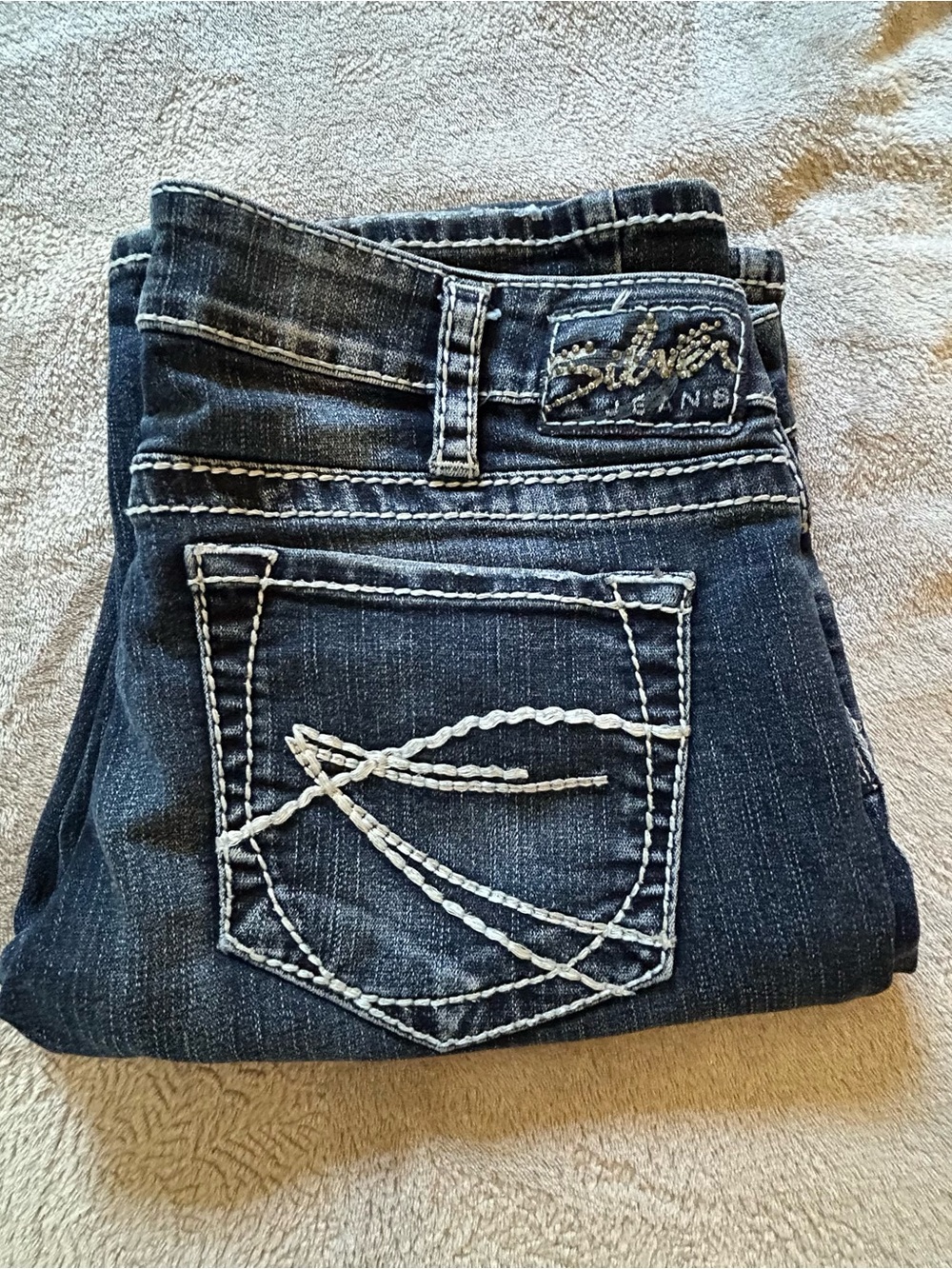 Silver Jeans AIKO Women's Dark Indigo Bootcut Jeans W30 L33